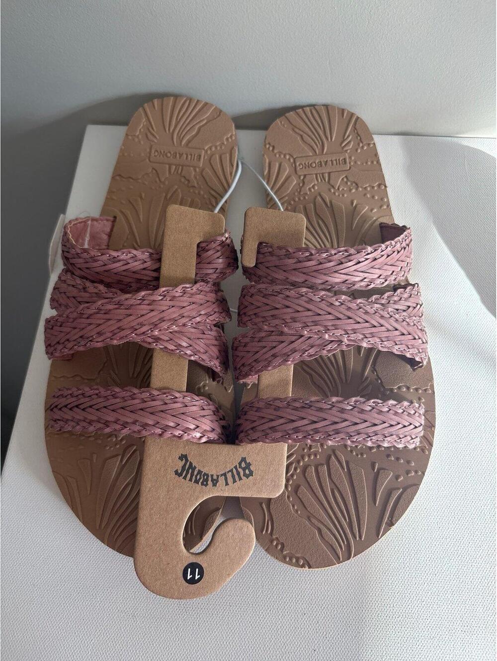 Billabong woven strap slide sandals women’s 11